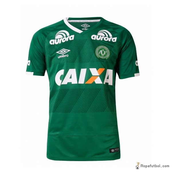 Camiseta Chapecoense Replica Primera Ropa 2016/17 Verde